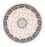 Perserteppich - Nain rund  - 200 x 200 cm - creme