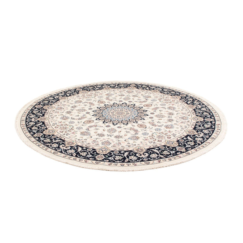 Perserteppich - Nain rund  - 200 x 200 cm - creme