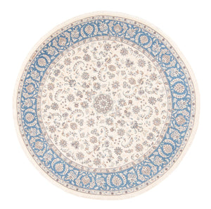 Perserteppich - Nain rund  - 200 x 200 cm - creme