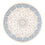 Perserteppich - Nain rund  - 200 x 200 cm - creme