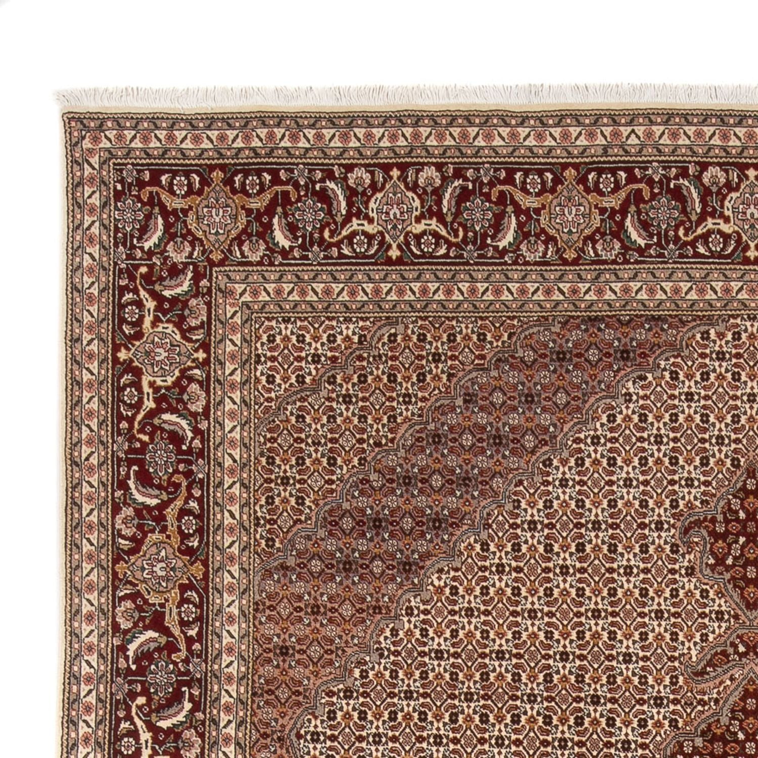 Perserteppich - Täbriz - Royal - 344 x 246 cm - hellbraun