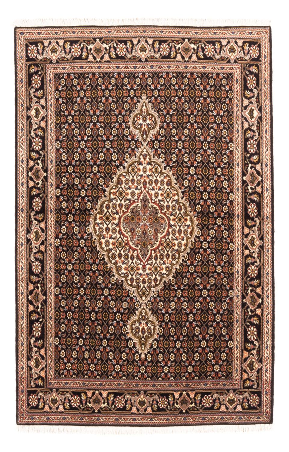 Perserteppich - Täbriz - Royal - 150 x 102 cm - dunkelblau