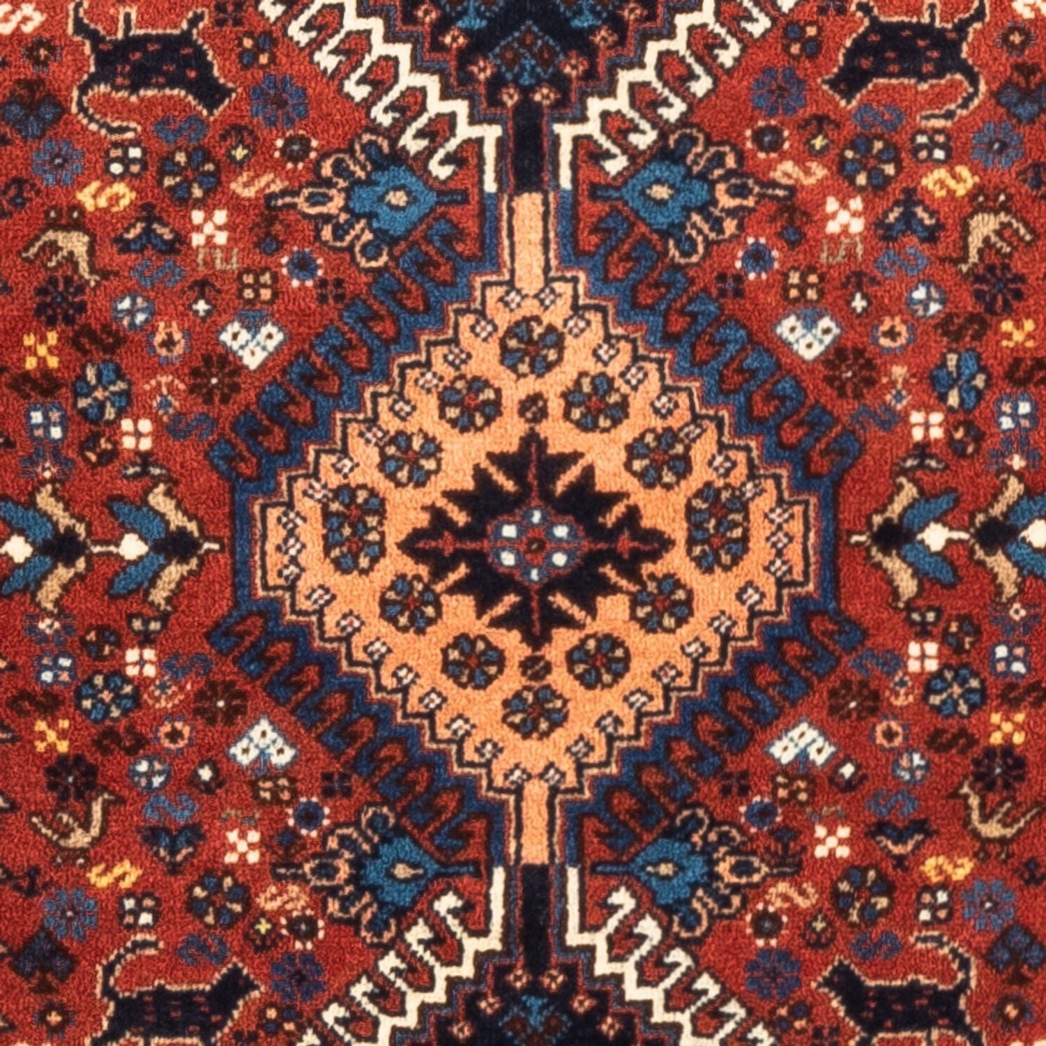 Perserteppich - Nomadic - 130 x 80 cm - rot