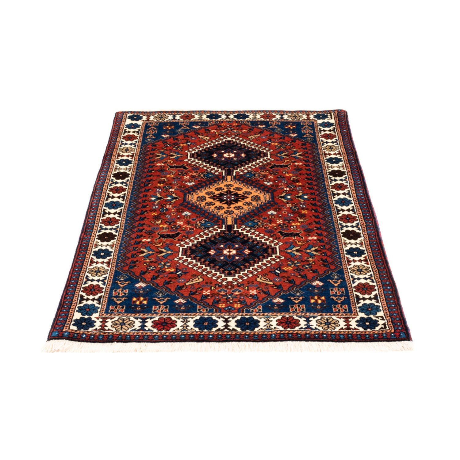 Perserteppich - Nomadic - 130 x 80 cm - rot