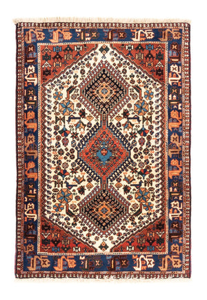 Perserteppich - Nomadic - 123 x 86 cm - creme