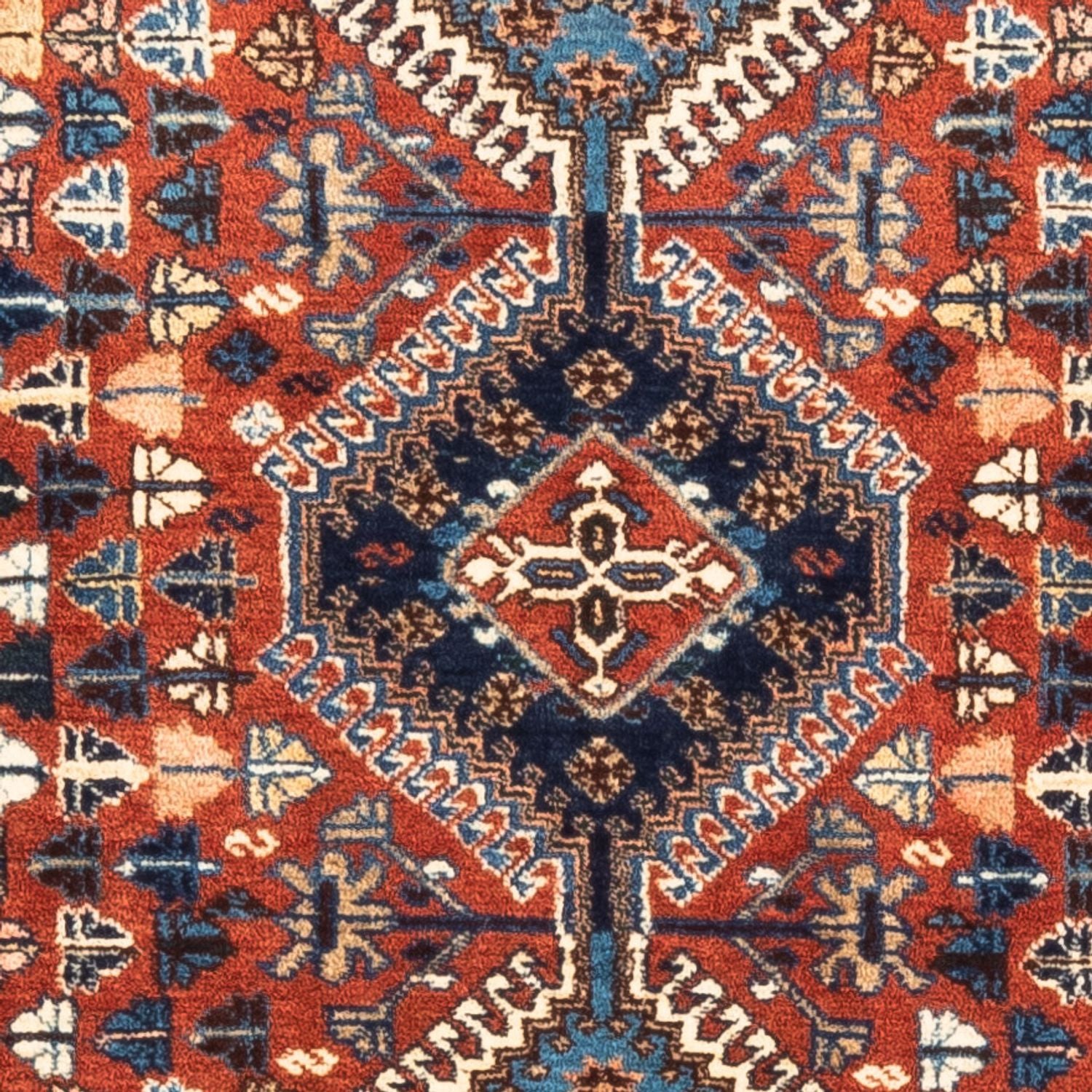 Perserteppich - Nomadic - 130 x 83 cm - rot