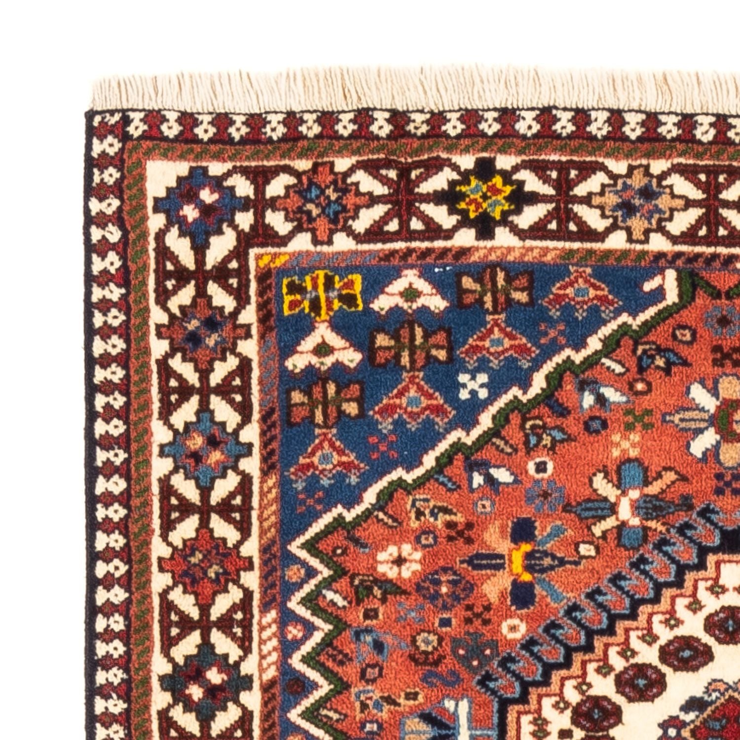 Perserteppich - Nomadic - 133 x 82 cm - rot