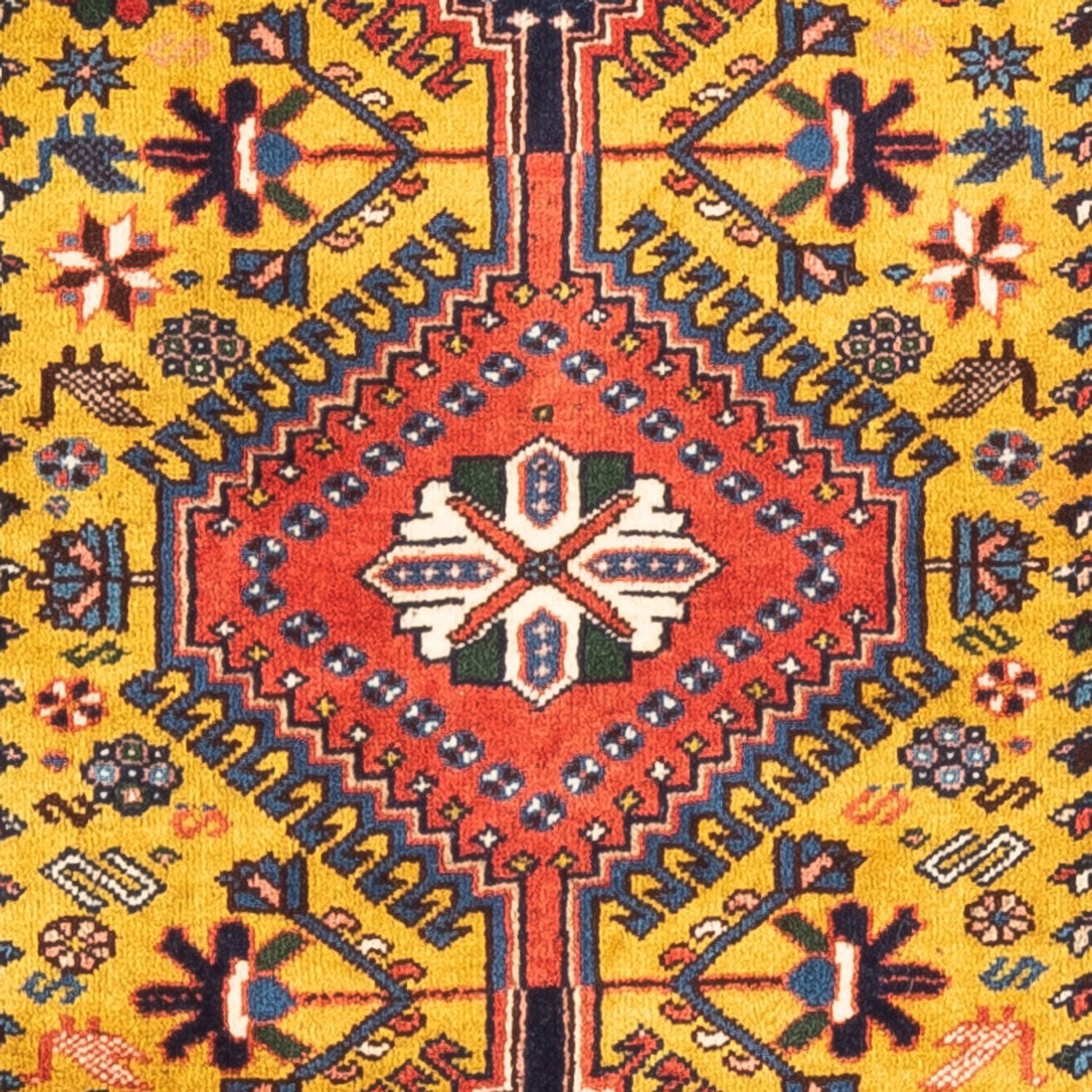Perserteppich - Nomadic - 127 x 80 cm - gelb