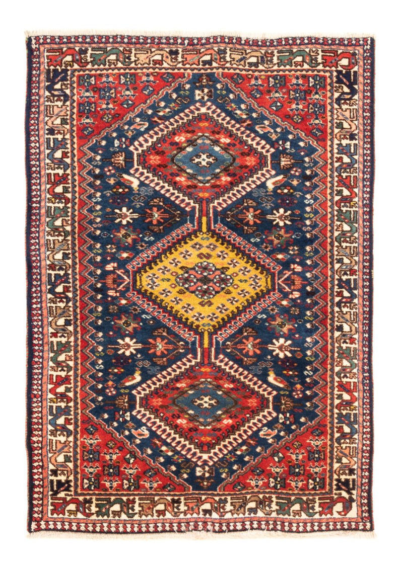 Perserteppich - Nomadic - 120 x 83 cm - dunkelblau