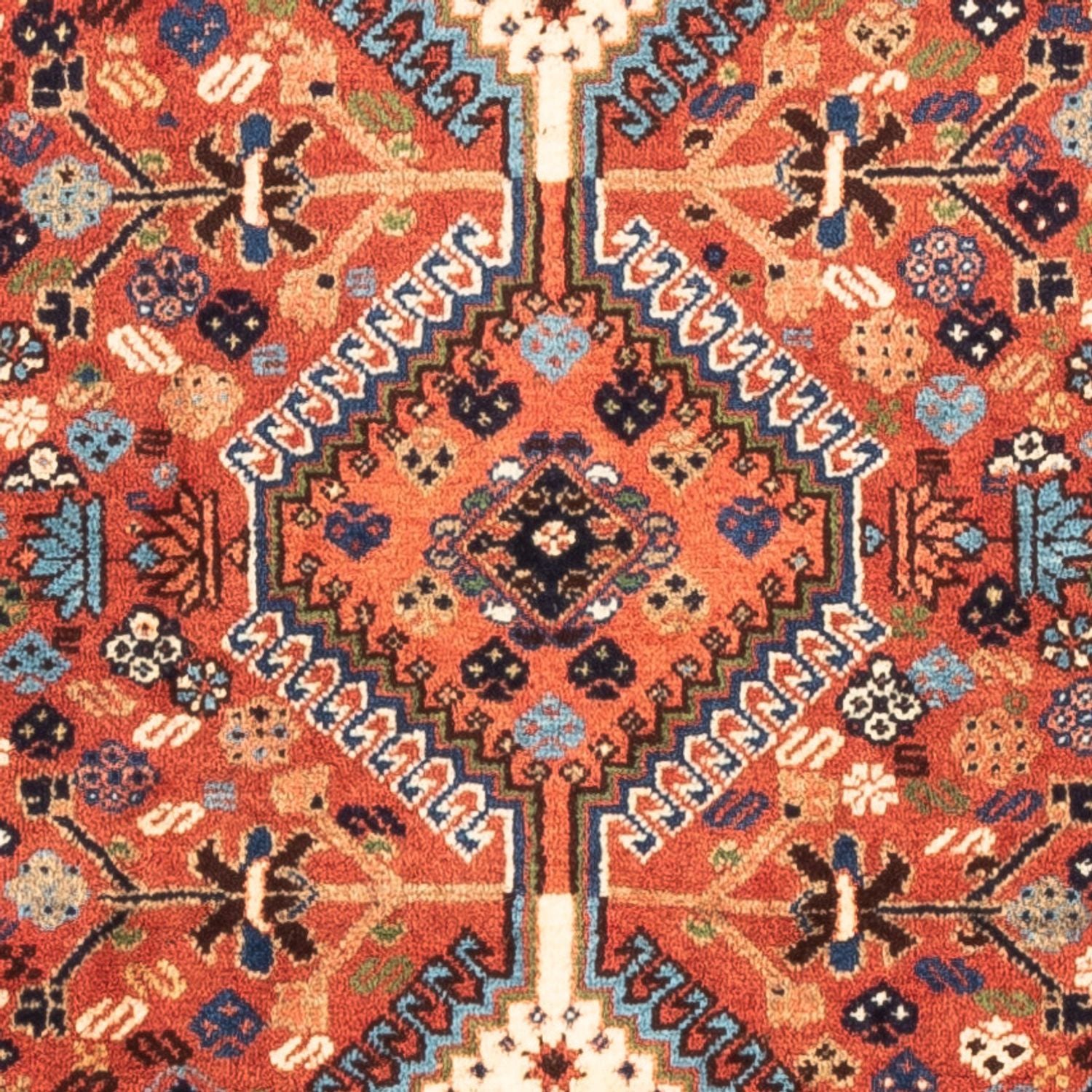 Perserteppich - Nomadic - 130 x 82 cm - rot