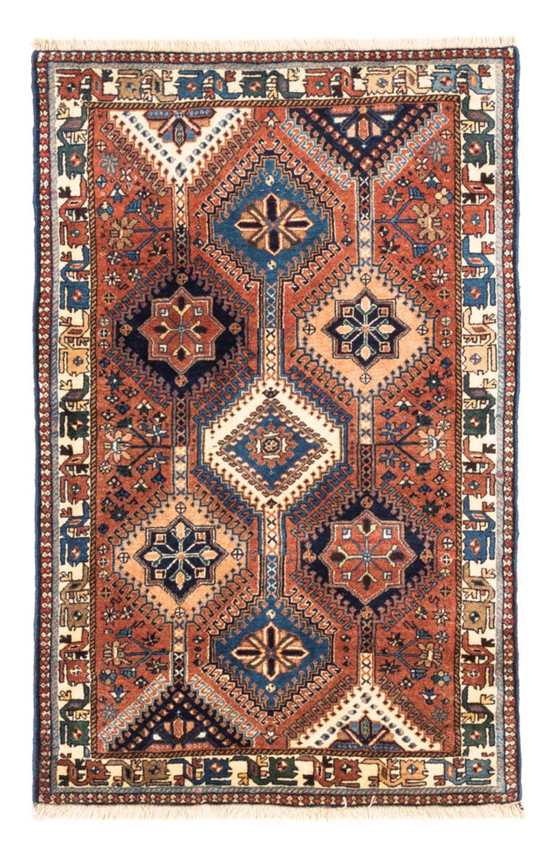 Perserteppich - Nomadic - 128 x 81 cm - rot