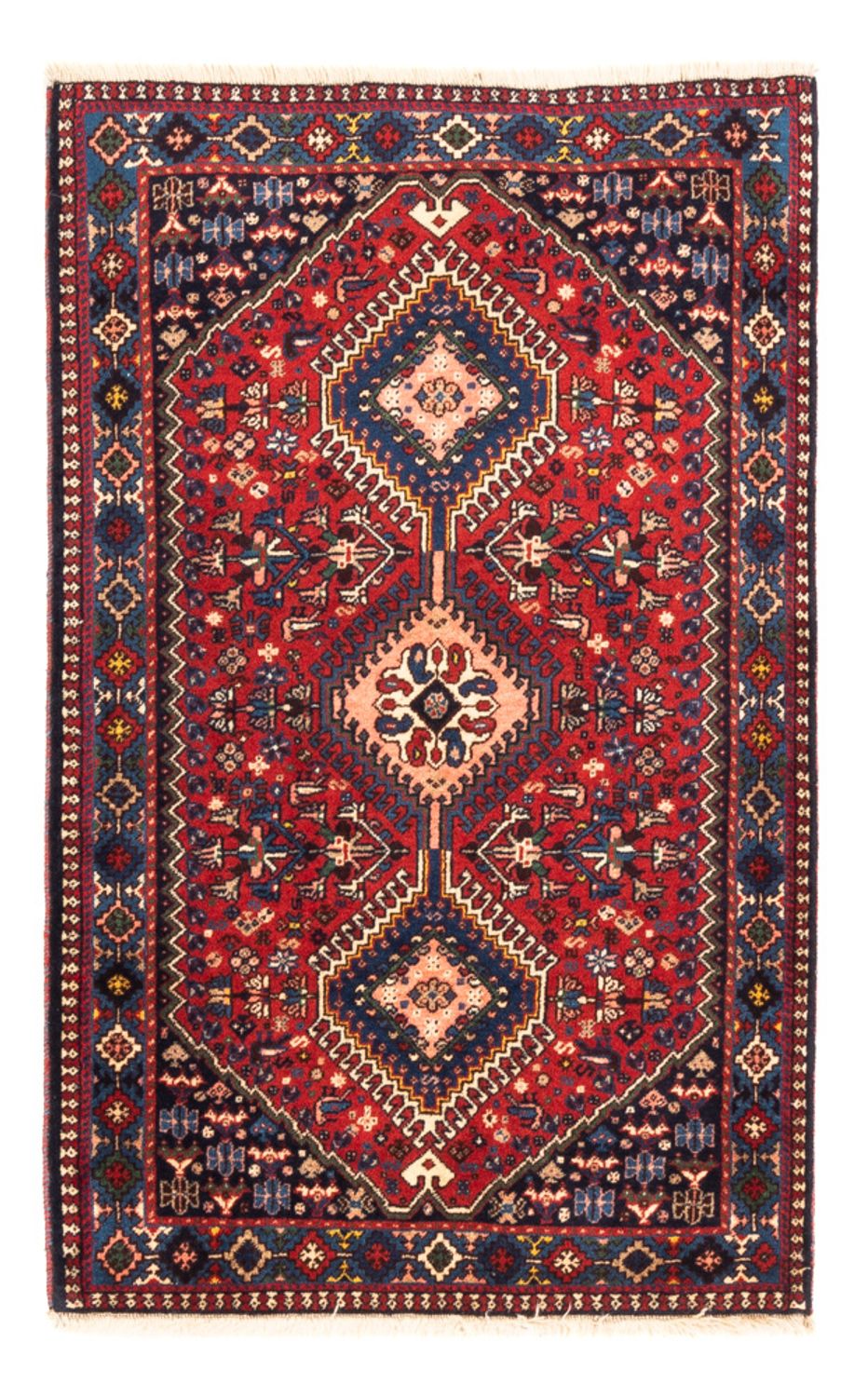 Perserteppich - Nomadic - 122 x 80 cm - rot