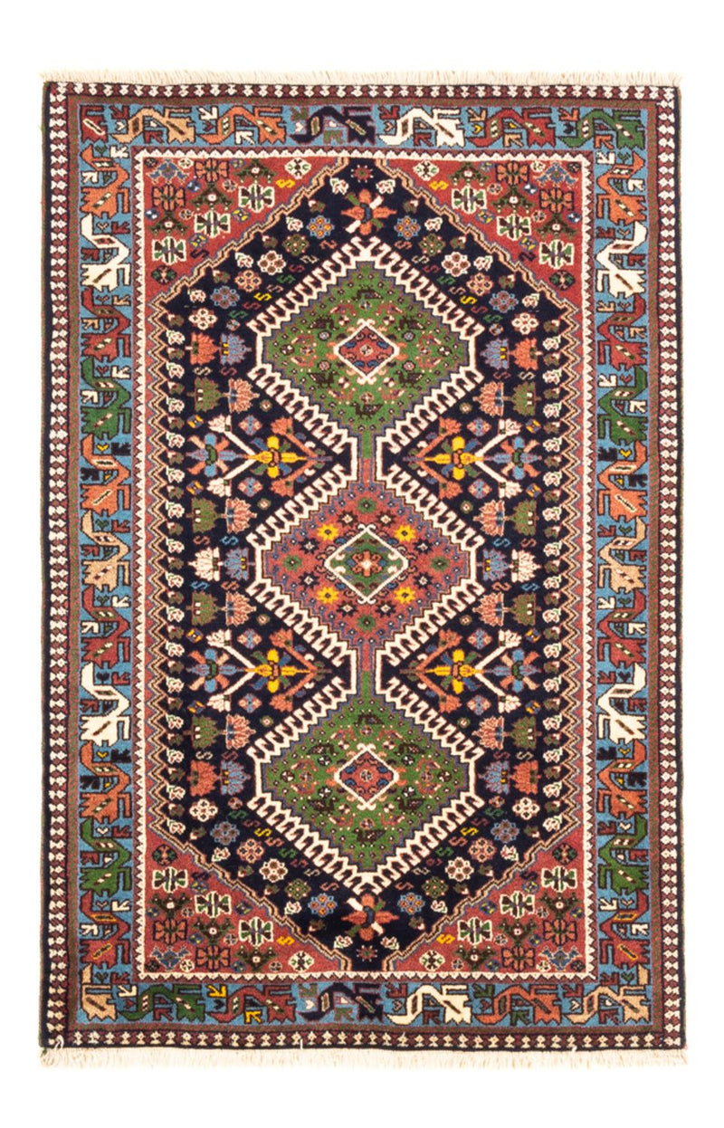 Perserteppich - Nomadic - 128 x 82 cm - grün