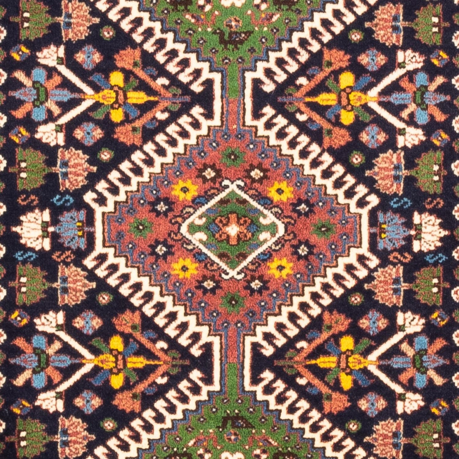 Perserteppich - Nomadic - 128 x 82 cm - grün