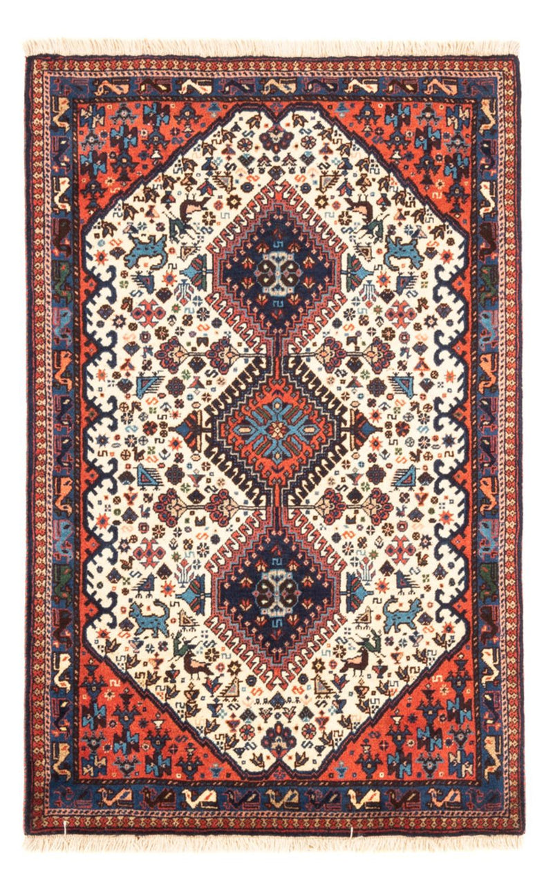 Perserteppich - Nomadic - 128 x 83 cm - creme