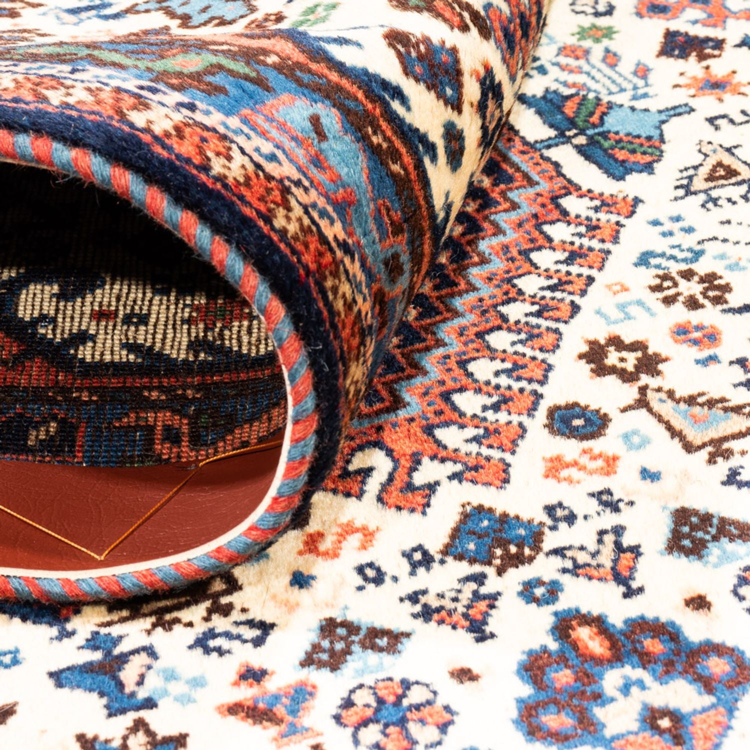 Perserteppich - Nomadic - 128 x 83 cm - creme
