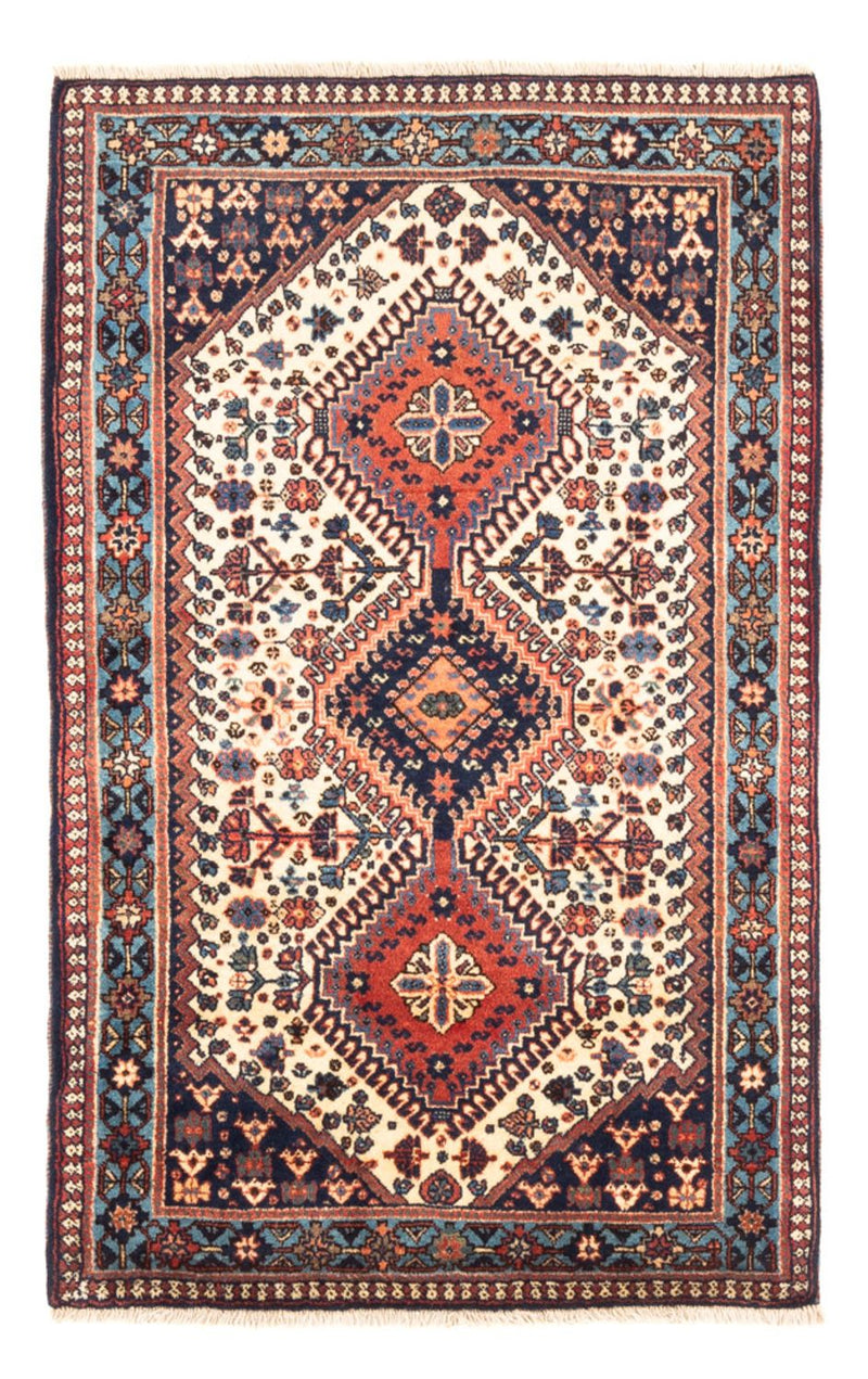 Perserteppich - Nomadic - 128 x 82 cm - creme