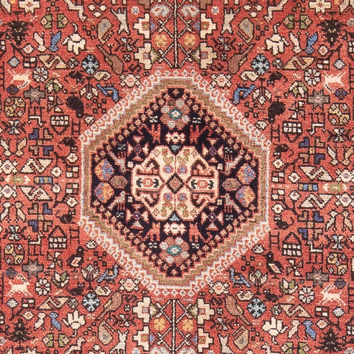 Perserteppich - Nomadic - 150 x 105 cm - rot