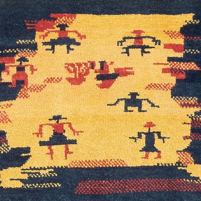 Gabbeh Teppich - Perser - 120 x 92 cm - mehrfarbig