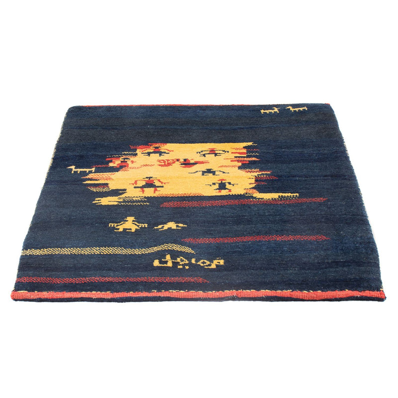 Gabbeh Teppich - Perser - 120 x 92 cm - mehrfarbig