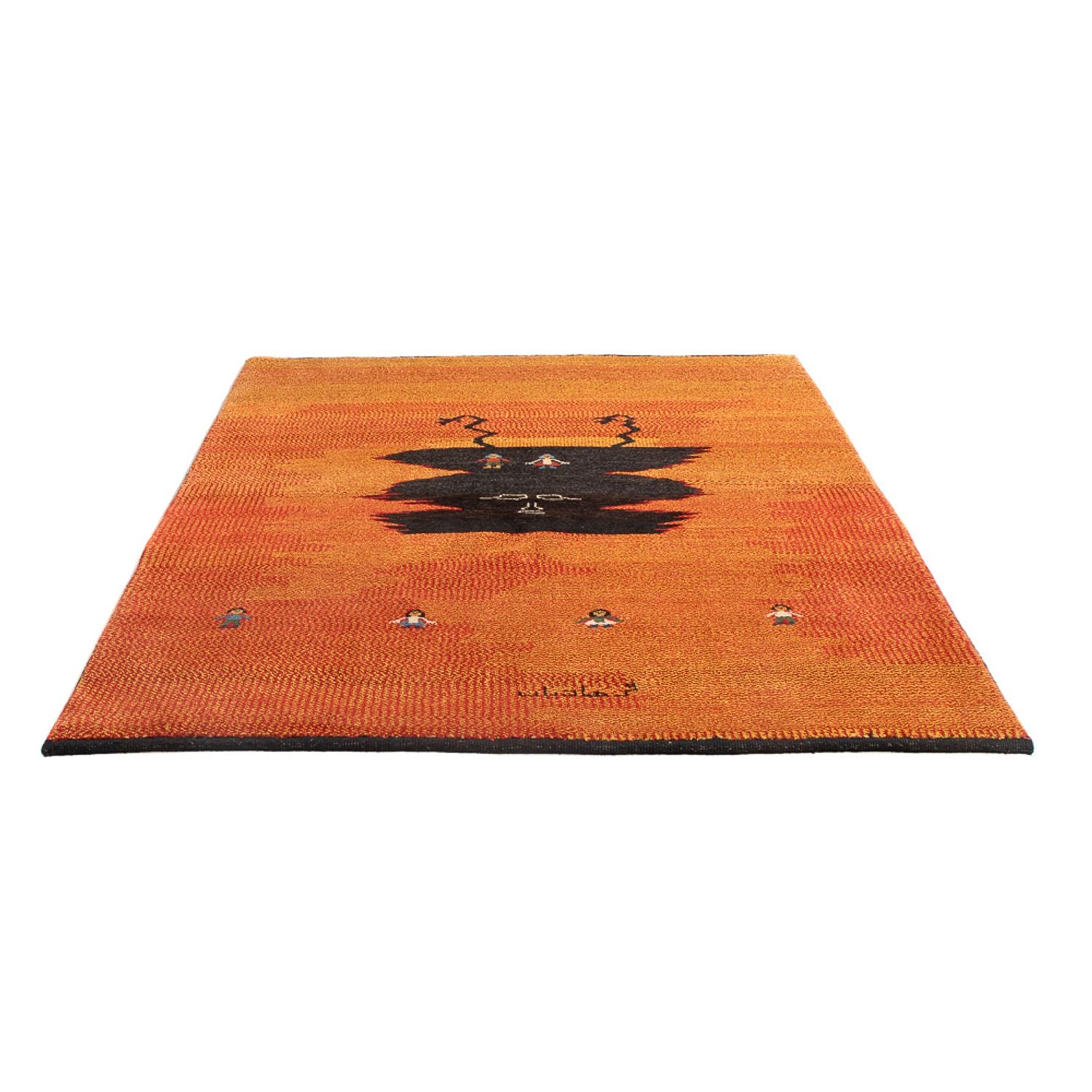 Gabbeh Teppich - Perser - 196 x 150 cm - mehrfarbig
