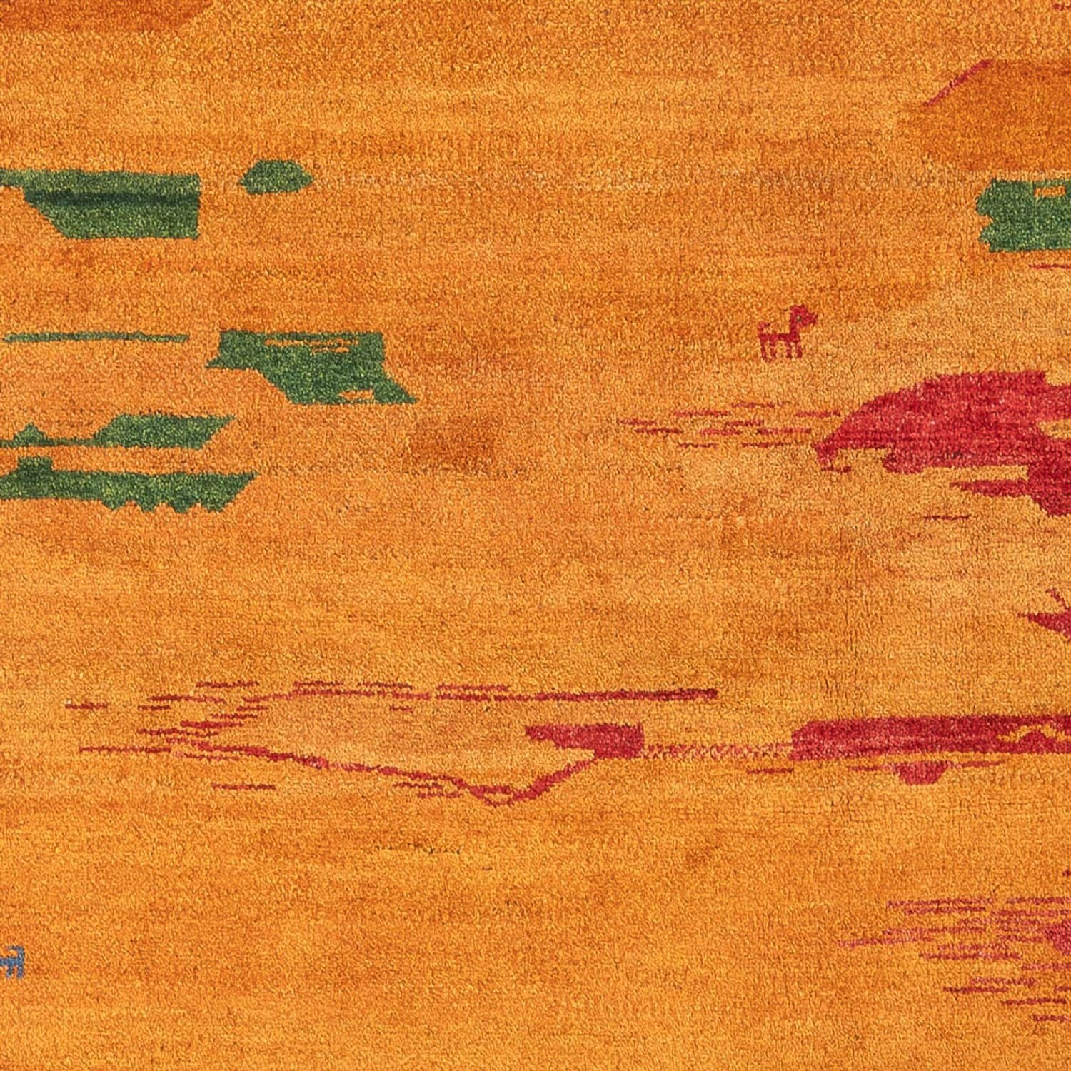 Gabbeh Teppich - Perser - 228 x 203 cm - mehrfarbig