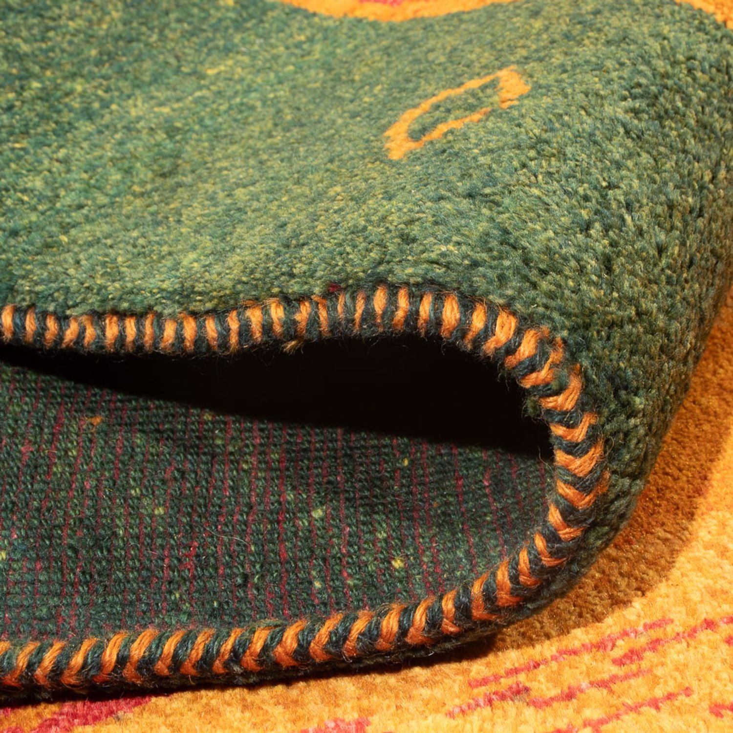 Gabbeh Teppich - Perser - 228 x 203 cm - mehrfarbig