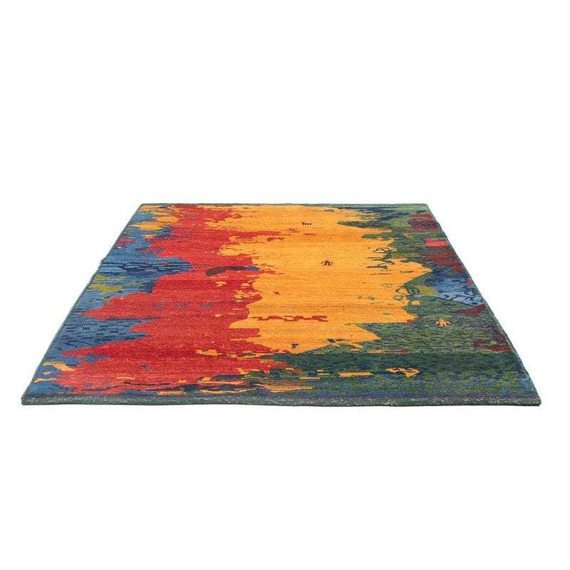 Gabbeh Teppich - Perser - 218 x 170 cm - mehrfarbig