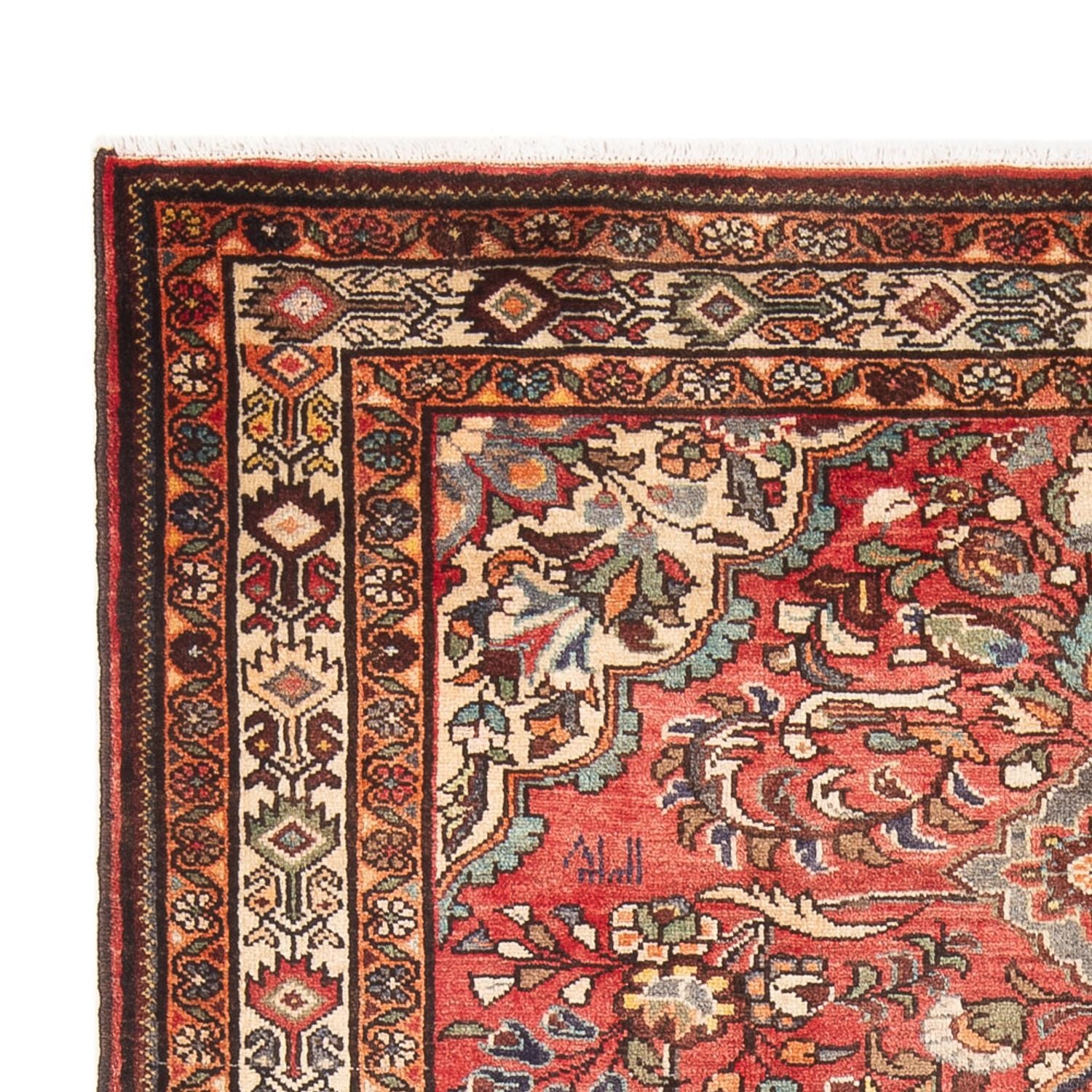Perserteppich - Nomadic - Royal - 225 x 142 cm - rot