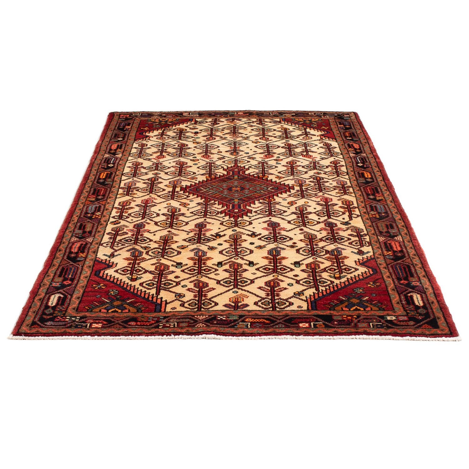 Perserteppich - Nomadic - Royal - 201 x 119 cm - creme