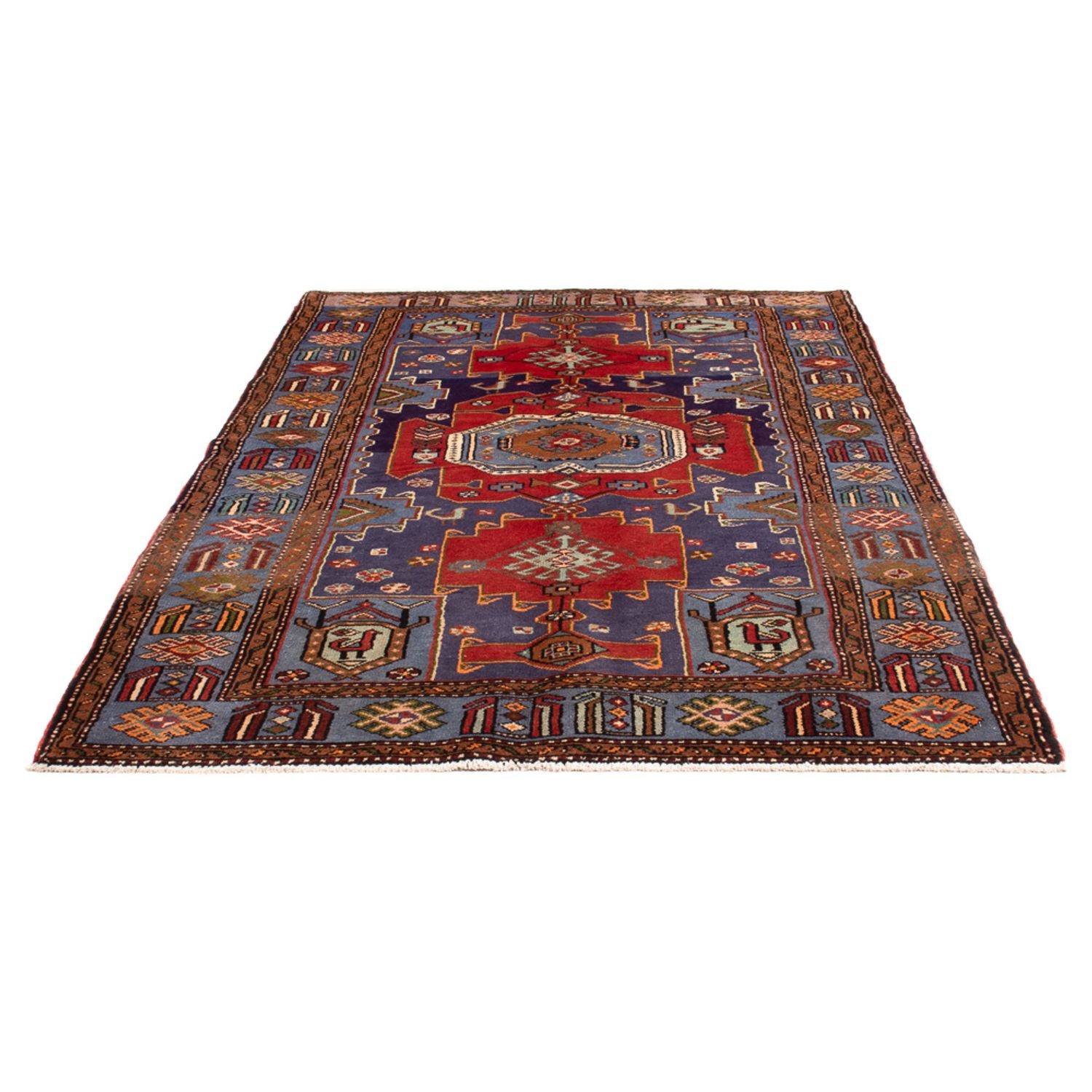Perserteppich - Nomadic - 223 x 143 cm - blau