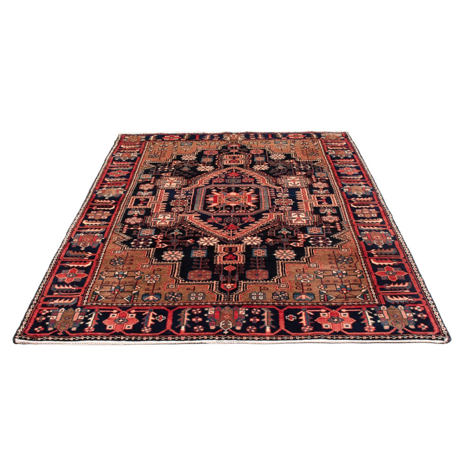 Perserteppich - Nomadic - 218 x 138 cm - dunkelblau