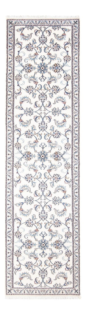 Läufer Perser - Nain - 290 x 74 cm - silber