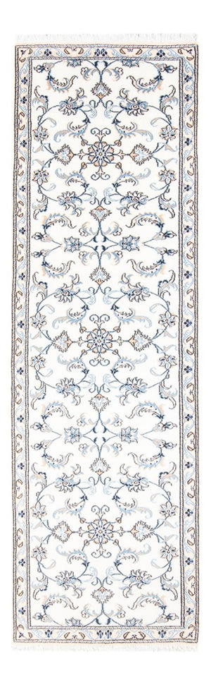 Läufer Perser - Nain - 284 x 78 cm - silber