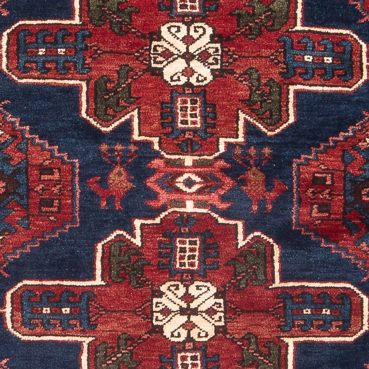 Perserteppich - Nomadic - 197 x 128 cm - dunkelblau