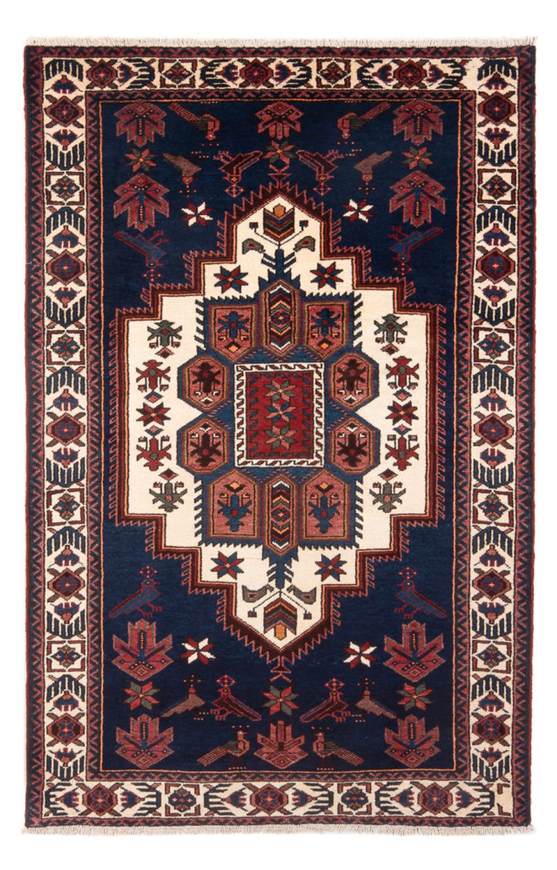 Perserteppich - Nomadic - 205 x 128 cm - dunkelblau