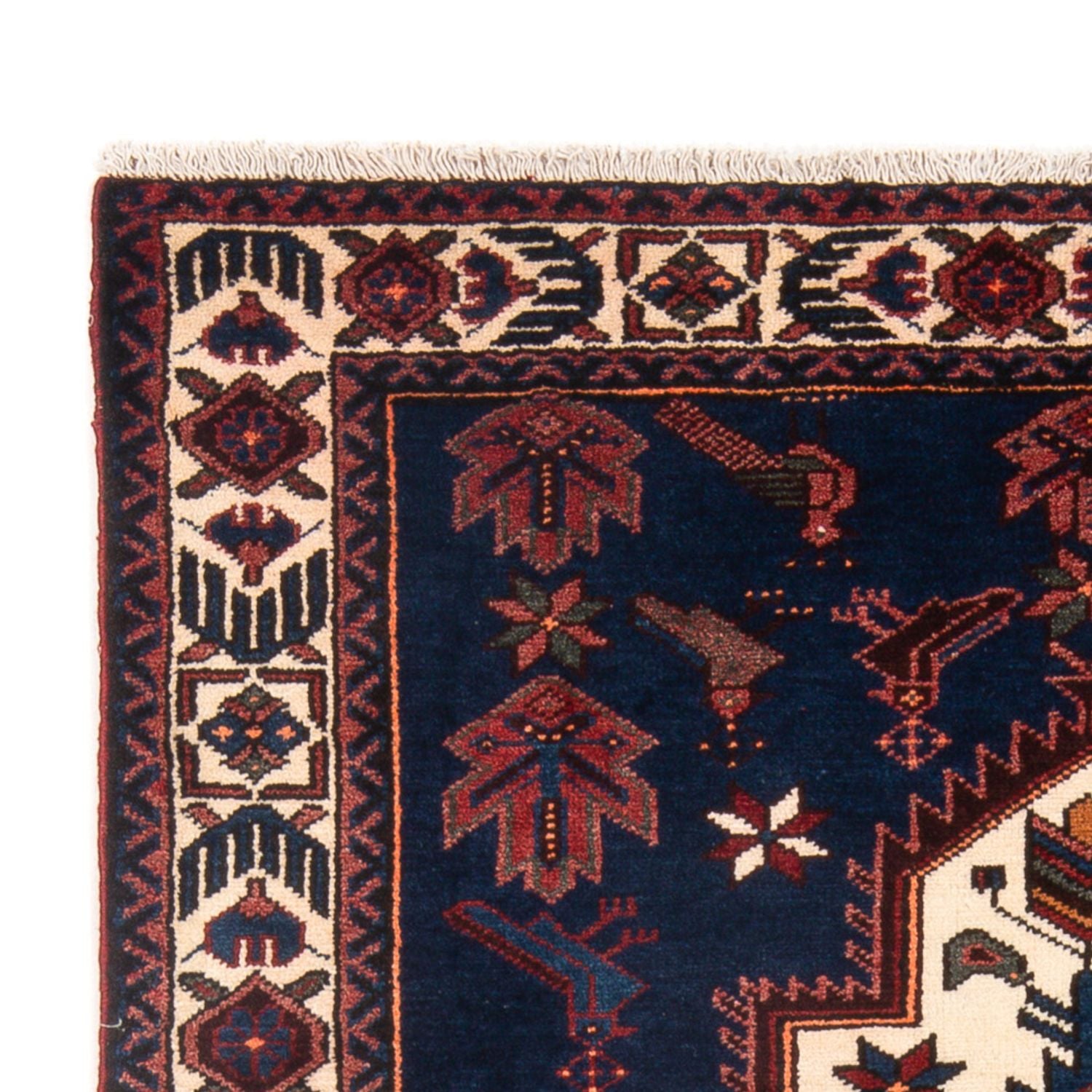 Perserteppich - Nomadic - 205 x 128 cm - dunkelblau