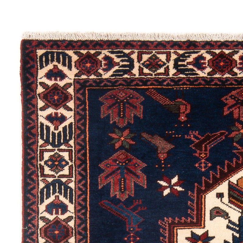 Perserteppich - Nomadic - 205 x 128 cm - dunkelblau