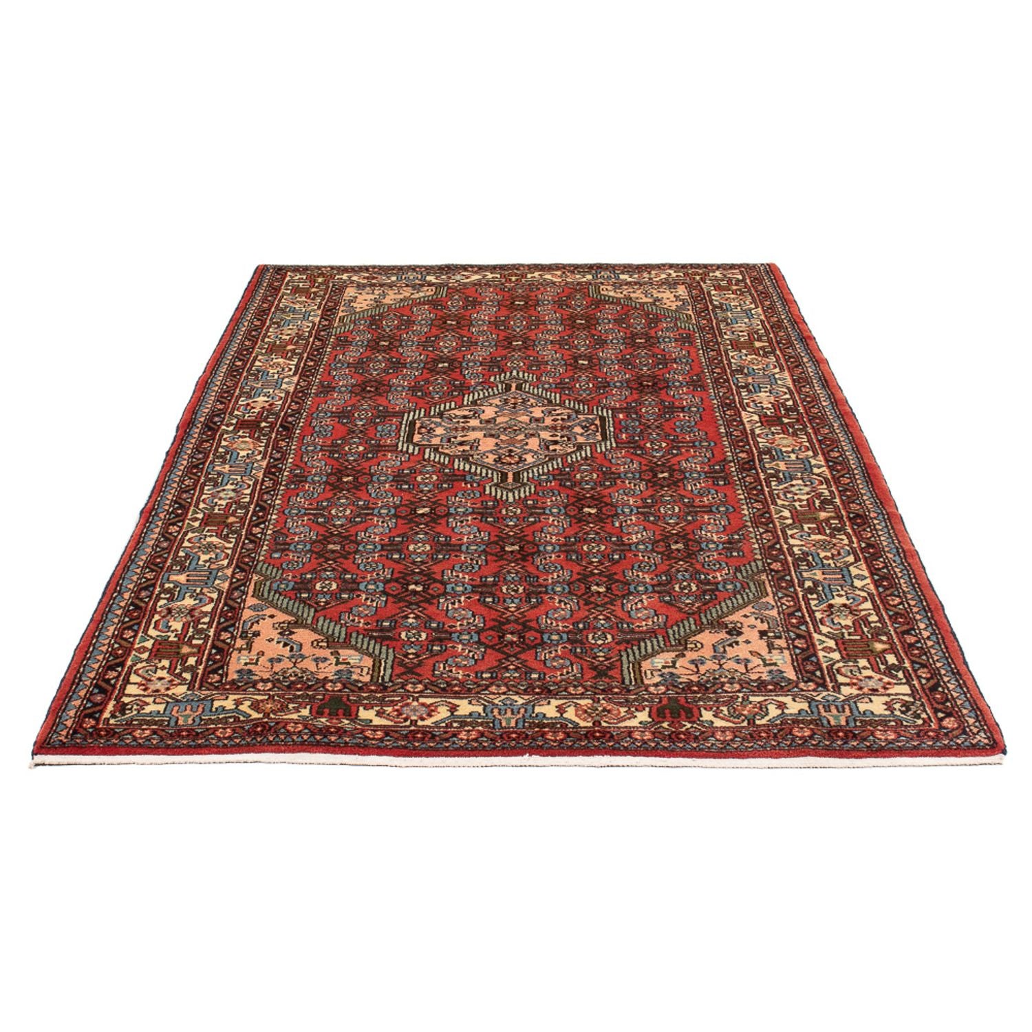 Perserteppich - Nomadic - 207 x 132 cm - rot