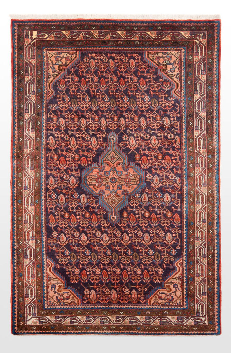 Perserteppich - Nomadic - 215 x 132 cm - dunkelblau