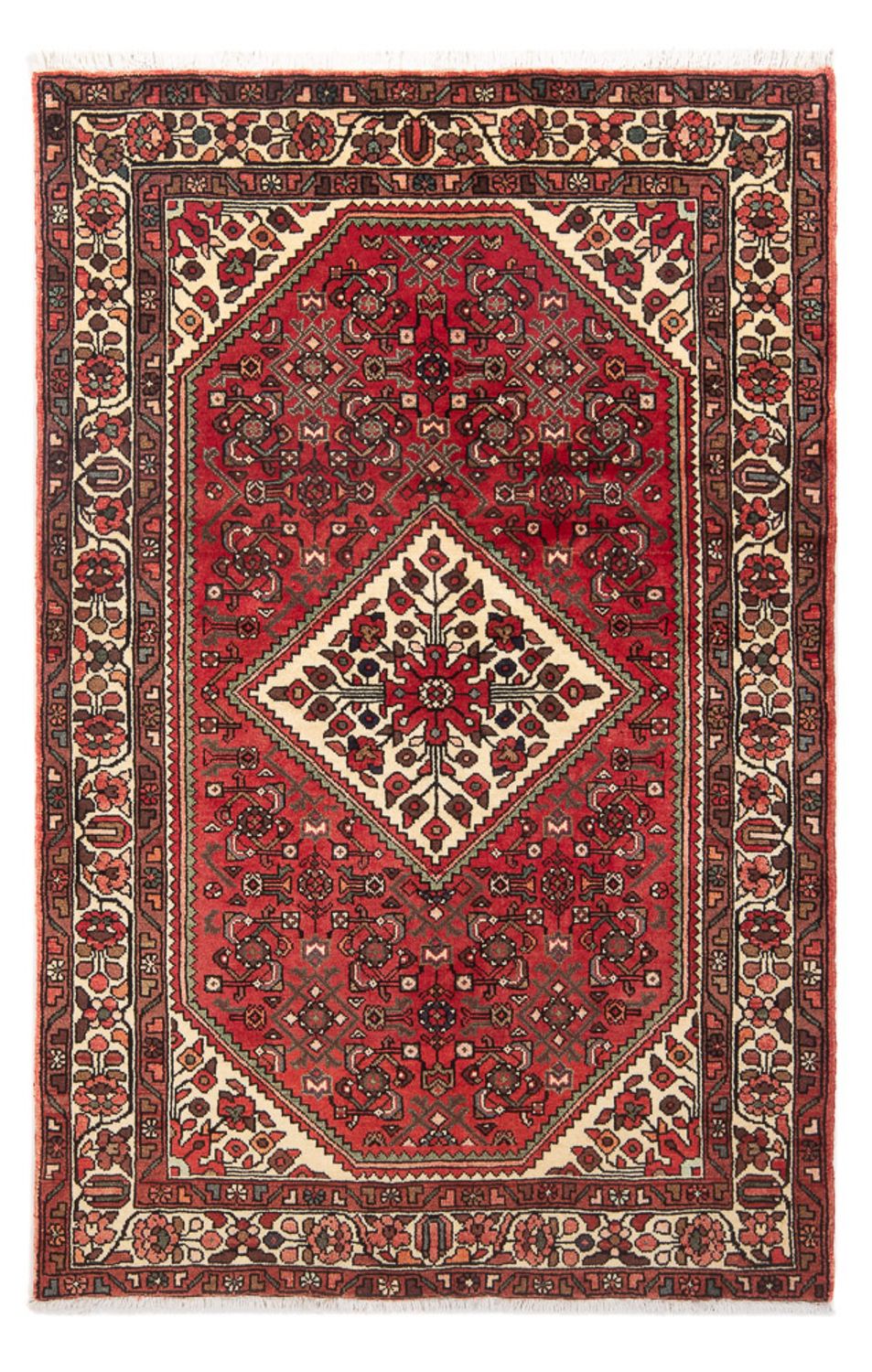 Perserteppich - Nomadic - 198 x 136 cm - rot