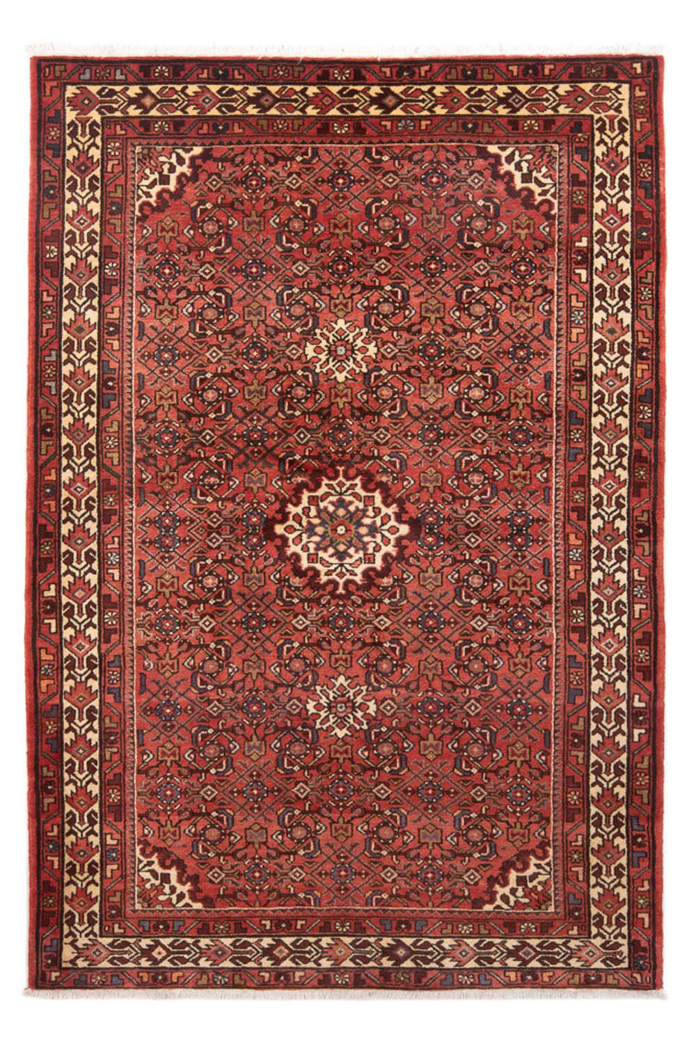 Perserteppich - Nomadic - 218 x 147 cm - rot