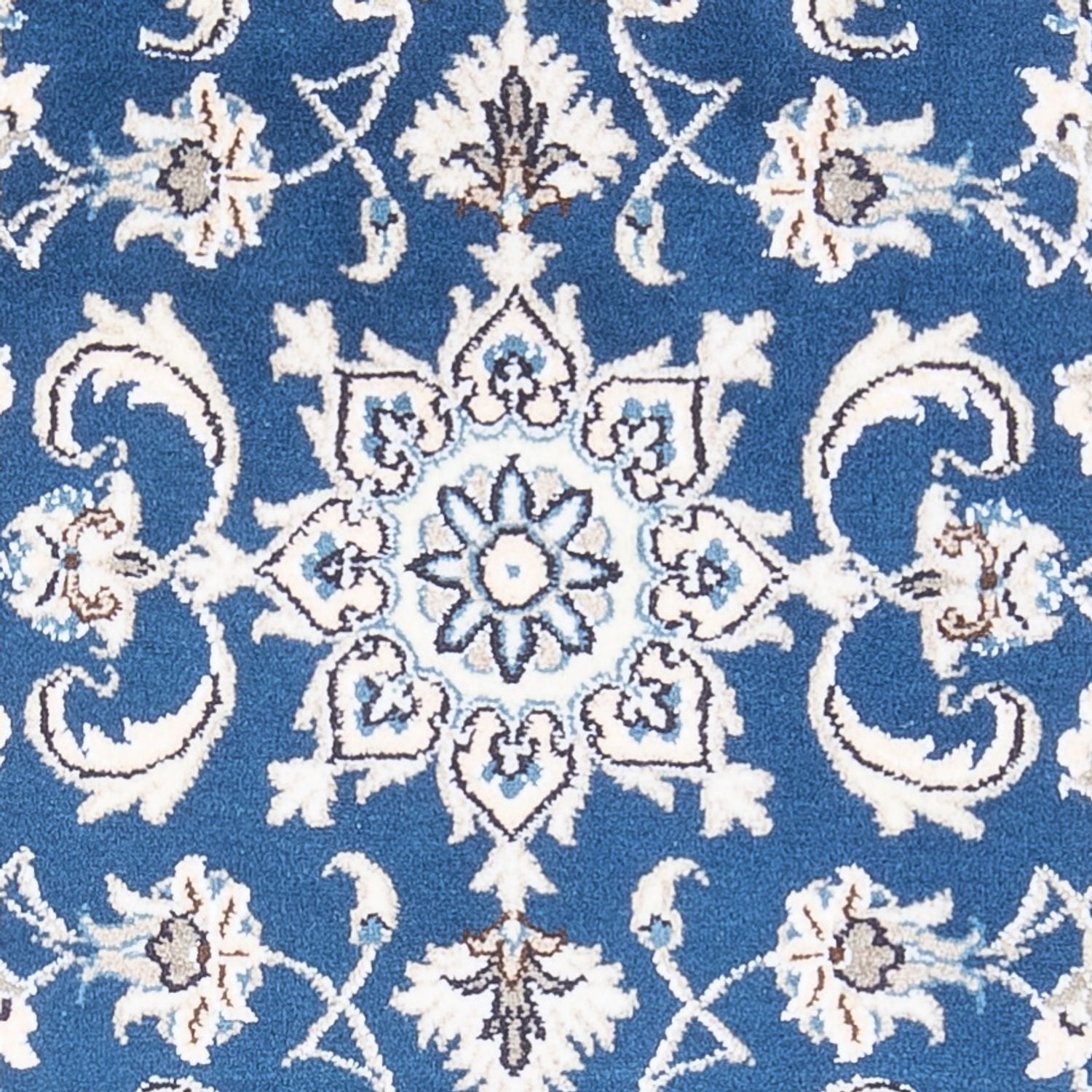 Perserteppich - Nain - 135 x 70 cm - blau