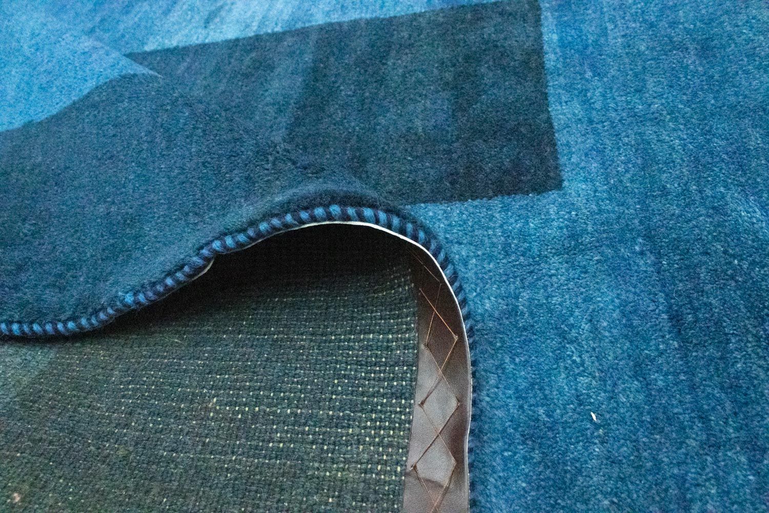 Gabbeh Teppich - Perser 197 x 151 cm - blau