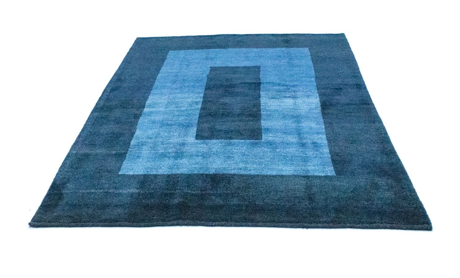 Gabbeh Teppich - Perser 197 x 151 cm - blau