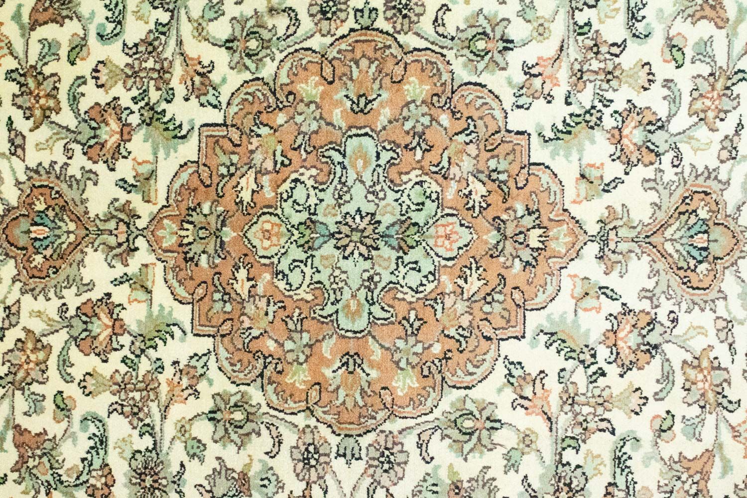 Seidenteppich - Kaschmir Seide 183 x 129 cm Teppichbrücke