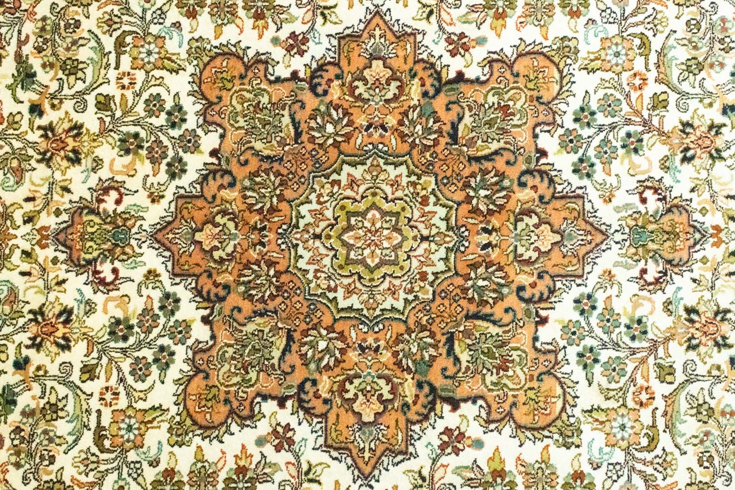 Seidenteppich - Kaschmir Seide 308 x 217 cm Teppich Wohnzimmer