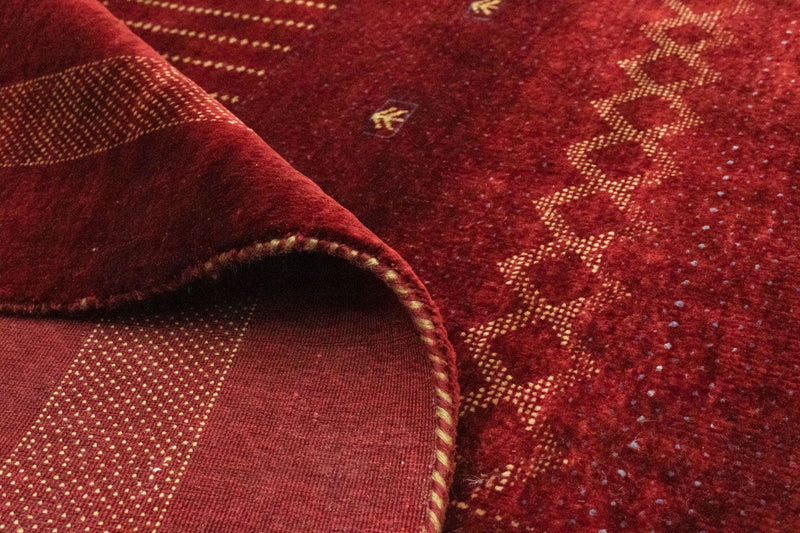 Gabbeh Teppich - Indus 291 x 204 cm - rot