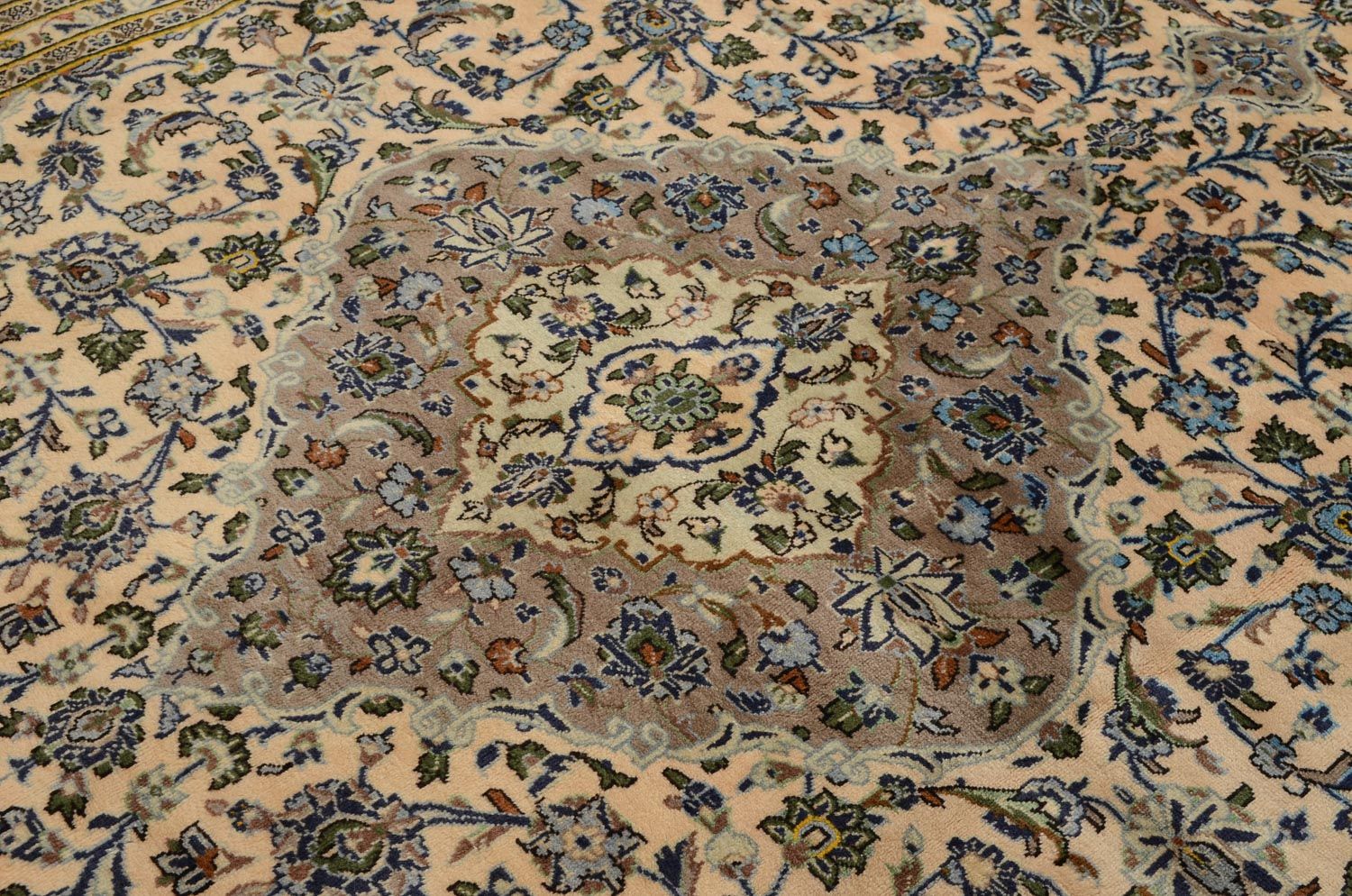 Perserteppich - Keshan 341 x 237 cm - beige