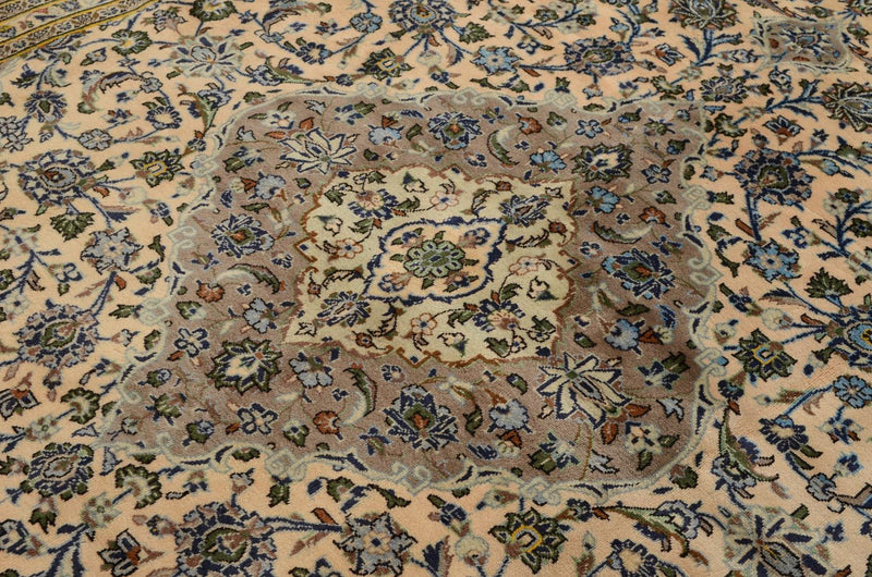 Perserteppich - Keshan 341 x 237 cm - beige